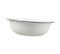 VILLFUL Vintage Enamel Foot Bath Basin for Spa Large Capacity Foldable Foot Soaking Tub with Smooth Clean Surface for Relaxation and Pedicure at Home