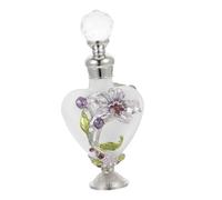 VILLFUL Vintage Glass Essential Oil Bottle with Tight Seal Multi-purpose Perfume Container for Travel and Daily Use Refillable Aroma Storage Stylish Decorative