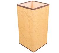 VILLFUL Vintage Square Paper Lampshade Base Retro Style Lamp Cover for Bedroom and Hotel Lighting Elegant Private Space Shade with Simple Stylish Design