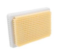 VILLFUL Wall Mounted Back Scrubber with Strong Bristles Non-slip Foot Pad Plastic Bath Cleaning Tool Lazy Person Efficient Shower Accessory for Busy Lifestyles