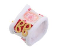 VILLFUL Warm Parrot Flight Suit Diaper - Red Soft Fabric Bird Clothes for Small Parakeets and Cockatiels, M Size, Winter Warmth for Indoor and Outdoor Use