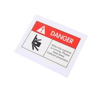VILLFUL Warning Stickers for Equipment Safety Self Adhesive Caution Labels with Do Not Touch Notice Highly Visible Signs for Machinery Protection and Collision Prevention
