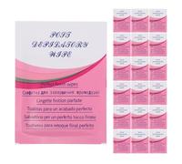 VILLFUL Waxing Cleaning Pad 50pcs Single-use Post Waxing Wipes with Multi-use Soothing Glycerin Formula Non-woven Fabric for Adult Skin Care After Hair Removal