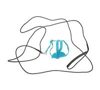 VILLFUL Wear-resistant Parrot Harness for Flying Rope Lightweight Portable Parakeet Harness for Outdoor Bird