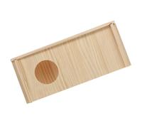 VILLFUL Wear-resistant Rectangular Hamster House with Two Rooms Pet Hideout for Rats and Hamsters Household Cage Accessory Providing Cozy Shelter and Activity Space