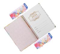 VILLFUL Weekly Appointment Plan Pad Spiral Work and Study Notepad Homeschool Organizer with Hourly Schedule for Efficient Daily To-do List and Teacher Planning