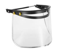 VILLFUL Welding Hood Face Shield with Aluminium Frame for Hard Hat | PVC Visor, Thickened Guard and Bracket, View for Grinding, Maintenance Work and Heavy-duty Use