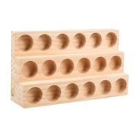 VILLFUL Wood Essential Oil Rack Display Shelf Organizer for Home Desktop Storage Craftsmanship with Fine Details for Neatly Storing and Showcasing Aromatherapy Bottles