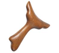 VILLFUL Wood Mermaid Tail Gua Sha Board Manual Massage Tool for Face Neck and Body Ergonomic Wooden Scraping Massager with Smooth Surface for Muscle Tension Relief and Acupoint Therapy