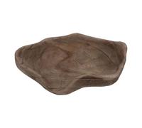 VILLFUL Wooden Butterfly Watering Station and Hummingbird Bath Bowl with Irregular Shape, Rustic Vintage Design, Supports Local Wildlife and Promotes Biodiversity for Patio and Balcony