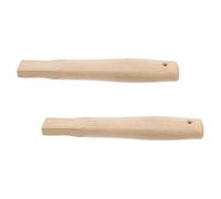 VILLFUL Wooden Hammer Handles for Easy Replacement 2pcs with Square Hole Design Ergonomic Shape and Precision Fit for Carpenter Hammer and Axes in Woodworking and Construction Repair