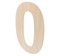 VILLFUL Wooden Number Sign for Shower Decor Craft Supplies Including Zero Unfinished Wood Numbers for Nursery Birthday Party and Special Occasion Photography