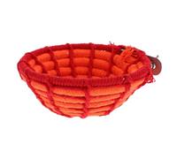 VILLFUL Woven Cotton Rope Bird Nest for Small Birds Breeding Nest and Parrot Toy for Indoor and Outdoor Use Ventilated Design for Healthy Exercise and Activity