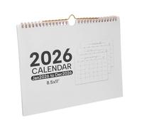 VILLFUL Yearly Wall Calendar Spiral Bound with Blank Daily Blocks for Family and Office Planning Ample Writing Space Organizer for Busy Lifestyles Ink-resistant Planner