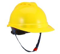 VILLFUL Yellow Construction Safety Hard Hat with Ventilated V-Shaped Insert, Thickened Work Helmet for Men and Women, Industrial for Building Sites