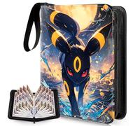 Vilntrosia Trading Card Binder 9 Pocket,50 Pages Waterproof Card Folder,900 Pockets Trading Card Albums with Zipper,Portable Folder for Cards for Boys Girls Collectors (B-900 Pockets)
