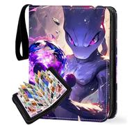 Vilntrosia Trading Card Binder 9 Pocket,50 Pages Waterproof Card Folder,900 Pockets Trading Card Albums with Zipper,Portable Folder for Cards for Card Collectors (A-900 Pockets)