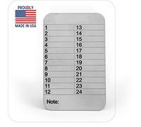 Vilo Cryptocurrency Steel Wallet, 24 seed phrase storage, Stainless Steel Crypto Cold Storage Seed Backup, Compatible with All BIP39 Wallets, Ledger Nano, Trezor, KeepKey, Coldcard,