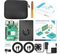 Vilros Raspberry Pi 5 Starter Kit MAX - Turbo Cooled Aluminum - (128GB Edition) - (4GB RAM)