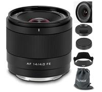 VILTROX 14mm F4.0 FE-Mount Lens for Sony, Full Frame Auto Focus Ultra-Wide Angle Prime Lens for Sony E-Mount Cameras A7SIII A7II A7RIII A7IV A7RIV A9 A1 FX3 A7RV ZVE1 A7CR A7CII A9III