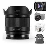 VILTROX 14mm F4.0 Full Frame Ultra Wide Angle AF Lens for Sony E-Mount | 170g Lightweight, F4.0 Aperture, 112.6° Ultra-Wide Angle, 0.13m Close Focus, STM Autofocus, Nano Coating, 58mm Filter Thread