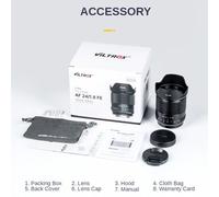 Viltrox 24mm F1.8 Auto Focus wide angle Full Frame Prime Lens for Sony E-Mount