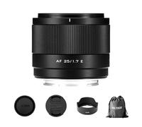 VILTROX 25mm f/1.7 F1.7 Auto Focus Large Aperture APS-C Lens Pocket Dispo FE Lens Compatible with Sony E-Mount Cameras A6400 A6500 A6600 A6700 ZV-E10 A7C A7RII A7SII A7II A7RIII A9 A1 ZVE1 A7CR