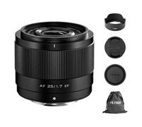 VILTROX 25mm F1.7 Large Aperture APS-C Prime Lens for Fujifilm X-Mount, Wide Angle STM Lens with Fast Silent Auto Focus, Compatible with X-T5, X-S20, X-T50, X-T30 II, X-H2S