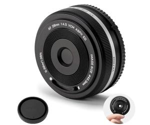 VILTROX 28mm F4.5 FE, 28mm f/4.5 Pancake Full Frame Lens for Sony E Mount, Auto Focus Wide Angle Lens for Sony E-Mount Cameras A7II A7SIII A7II A7RIII A7IV A7RIV A9 A1 FX3 A7RV ZVE1 A7CR A7CII A93