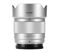 VILTROX 35mm f1.7 Fuji, AF 35mm f/1.7 Air XF for Fuji X-Mount, APS-C Autofocus X Mount Lens for Fuji X-T10 X-T2 X-T20 X-T3 X-T4 X-H2 X-T200 X-T30 X-PRO02 XS10 XS20 X-M5, Silver