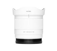 VILTROX 40mm F2.5 Auto Focus Full Frame Camera Lens for Sony E Mount Light Weight Portable Large Aperture (White)