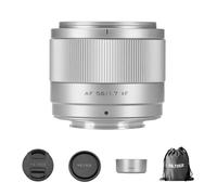 VILTROX 56mm f/1.7 XF Lens for Fuji X Mount, Autofocus Large Aperture APS-C STM Lens Compatible with Fujifilm X-E3 X-E4 X-T5 X-T4 X-T30 II X-S10 X-T200 X-T30 X-H1 X-H2 X-T3 X-T100(Silver)