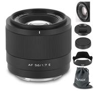 VILTROX 56mm F1.7 E-Mount APS-C STM Lightweight Auto Focus Lens for Sony E-Mount Cameras A6000 A6100 A6300 A6400 A6500 A6600 A6700 ZV-E10 FX30 ZC-E10II FX3 A7C A7SII A7III A7RIIl A7IV A7RIV A9
