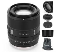 VILTROX 75mm F1.8 EVO E-Mount Lens for Sony E, APS-C Large Aperture Prime Autofocus Lens for Sony E-Mount Cameras A7IV ZV-E1 A7CII A7RV FX3 A7SIII A7CR A7III A7C A1 A7RIV A9 A9II A7RIII ZV-E10