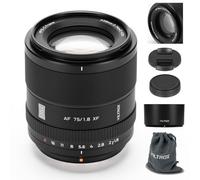 VILTROX 75mm F1.8 EVO XF-Mount Lens for Fuji, APS-C Large Aperture Prime Autofocus Lens for Fujifilm Fuji X-Mount Cameras X-E4 X-E5 X-H1 X-Pro3 X-S10 X-T4 X-T30 XT30II X-T200 X-H2 X-H2S X-T5 X-S20