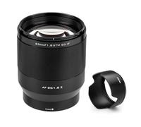 Viltrox 85mm F1.8 Z-Mount Autofocus Full Frame Prime Lens for Nikon Z-Mount Mirrorless Cameras ZFC Z30 Z50 Z5 Z6 Z6II Z7 Z7II Z8 Z9 (Black)
