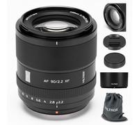 VILTROX 90mm F2.2 EVO XF-Mount Lens for Fuji, APS-C Autofocus Telephoto Prime Lens for Fujifilm Fuji X-Mount Cameras X-E4 X-E5 X-H1 X-Pro3 X-S10 X-T4 X-T30 XT30II X-T200 X-H2 X-H2S X-T5 X-S20