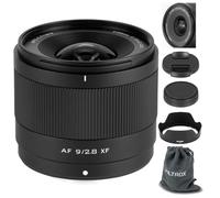 VILTROX 9mm F2.8 XF-Mount APS-C Lens for Fuji, Ultra-Wide Auto Focus Prime Lens for Fujifilm Fuji X-Mount Cameras X-E4 X-E5 X-H1 X-Pro3 X-S10 X-T4 X-T30 XT30II X-T200 X-H2 X-H2S X-T5 X-S20 X-T50 X-M5