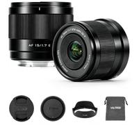 VILTROX AF 15mm F1.7 Lens for Sony E Mount, APS-C Wide Angle Prime Lens for Sony ZV-E10 FX30 A6400 A6600 A6700, STM Auto Focus Lens for Vlog Portrait Landscape Low Light Video Shooting