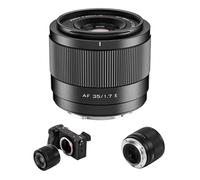 VILTROX AF 35mm F1.7 E Air APS-C Prime Lens for Sony E-Mount | Autofocus,Large Aperture,Lightweight 170g,Compatible for ZV-E10 a6600 a6400 a6700 a6300 a6100 a5000 a7iv a9 a7C a7S