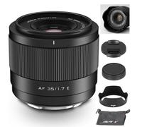 VILTROX AF 35mm f1.7 E, APS-C Autofocus Prime Lens for Sony E-Mount Cameras | F1.7 Large Aperture,170g Ultra-Light, STM, for Sony E-Mount ZVE1 FX3 A7C A7RII A7SII A7II A7RIII A7IV A7RIV A9 A93 A6700