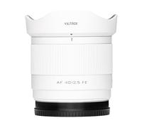 VILTROX AF 40mm f2.5 FE Full Frame Lens for Sony, 40mm f/2.5 Prime e Mount Lens for Sony a7cr a7ii a9iii a7cii a7rv a6700 a7iv a7iii ZV-E10 II a6600 a6400, White
