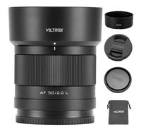 Viltrox AF 50mm F2 Full Frame Lens for L-Mount Cameras | Ultra-light design, classic 50mm view, bright F2.0 aperture and quiet STM autofocus for full-frame L cameras.