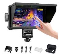 VILTROX DC-550 3D LUT Touch Screen Camera Field Monitor 1200 Nits High-Bright 5.5 inch DSLR Camera Monitor with Sunshade Hood/Battery HDR 4K HDMI in and Out Exposure Focus Assist Waveform Monitor