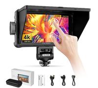 VILTROX DC-550 Pro Camera Field Monitor 1200Nit 5.5-inch 4K HDMI Camera Monitor with Battery, Full HD 1920x1080 IPS, 5.5-inch 3D LUT with Sunshade Hood, Storage Bag for Sony Canon Nikon DSLR