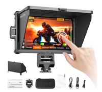 VILTROX DC-A1 Camera Field Monitor Touchscreen External 2800Nits High Bright 7 Inch 1920x1080 3D LUT with Fan Battery Sunshield for Sony Canon Nikon Fuji DSLR
