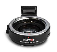 VILTROX EF-E II Auto Focus Lens Mount Adapter 0.71x Focal Reducer Speed Booster with CDAF/PDAF Switch for Canon EF Lens to Sony E-Mount Camera A9 A7RIII A7RII A7III A6500 A6300 A6400 A7SII A7R