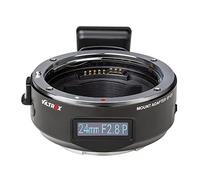 VILTROX EF-E5 Smart Full Frame Lens Mount Adapter CDAF/PDAF Auto Focus with OLED Screen,Manual Adjust Aperture for Canon EF/EF-S Lens to Sony E Mount Camera A9/A7RIII/A7III/A7II/A6500/A6300