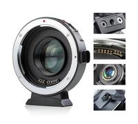 VILTROX EF-M2II Adapter Lens Electronic Autofocus EF-M4/3 Adapter AF Converter for Canon EF/EF-S Lens to Lumix M43 and Olympus M43 Series GH5/GH5S/GH4/GF5/GF1/GX9/G9/E-M1 II/E-M10 II/E-M5
