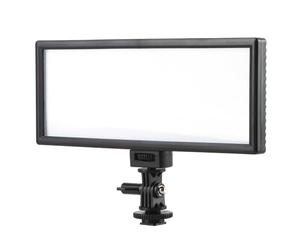 VILTROX L132T 0.78"/2cm Ultra Thin CRI95 5600K/3300K LED Video Light Dimmable Flat Panel On-camera Light Pad for Canon Nikon Pentax Olympus Samsung Panasonic DSLR Cameras DV Camcorders with Battery